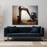 Excavator 2 Wall Art