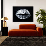 Lips Diamond Wall Art