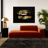 Lips Frank Money Wall Art