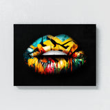 Lips Graffiti Wall Art