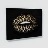 Lips Leopard Wall Art