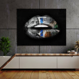 Lips Money Wall Art
