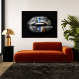 Lips Money Wall Art