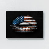 Lips Usa Wall Art