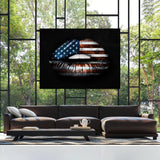Lips Usa Wall Art