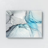 Marble Abstract Blue Wall Art