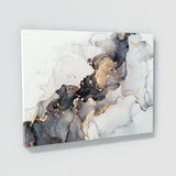 Marble Grey Gold Wall Art
