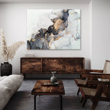 Marble Grey Gold Wall Art