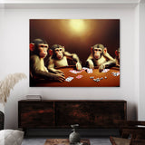 Monkey Poker 1 Wall Art