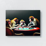 Monkey Poker 2 Wall Art