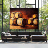 Whiskey Barrels 10 Wall Art