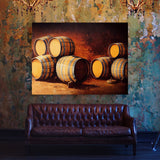 Whiskey Barrels 10 Wall Art