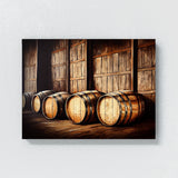 Whiskey Barrels 15 Wall Art