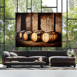 Whiskey Barrels 15 Wall Art