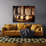Whiskey Barrels 15 Wall Art