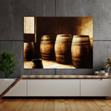 Whiskey Barrels 16 Wall Art