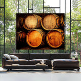 Whiskey Barrels 17 Wall Art