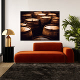 Whiskey Barrels 2 Wall Art