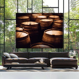 Whiskey Barrels 2 Wall Art