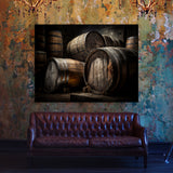 Whiskey Barrels 20 Wall Art
