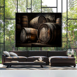 Whiskey Barrels 20 Wall Art