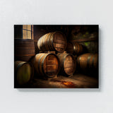 Whiskey Barrels 21 Wall Art