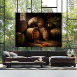 Whiskey Barrels 21 Wall Art