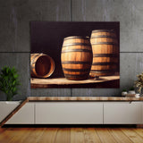 Whiskey Barrels 9 Wall Art