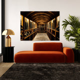 Wine Cellar Barrels 13 Wall Art