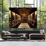 Wine Cellar Barrels 13 Wall Art