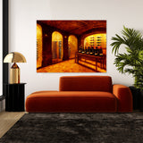 Wine Cellar Barrels 2 Wall Art