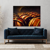 Wine Cellar Barrels 20 Wall Art