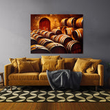 Wine Cellar Barrels 23 Wall Art