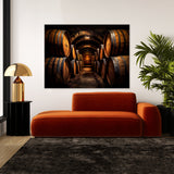 Wine Cellar Barrels 33 Wall Art