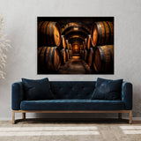 Wine Cellar Barrels 33 Wall Art
