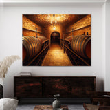 Wine Cellar Barrels 9 Wall Art