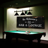Custom Bar Sign Black Metal Wall Art