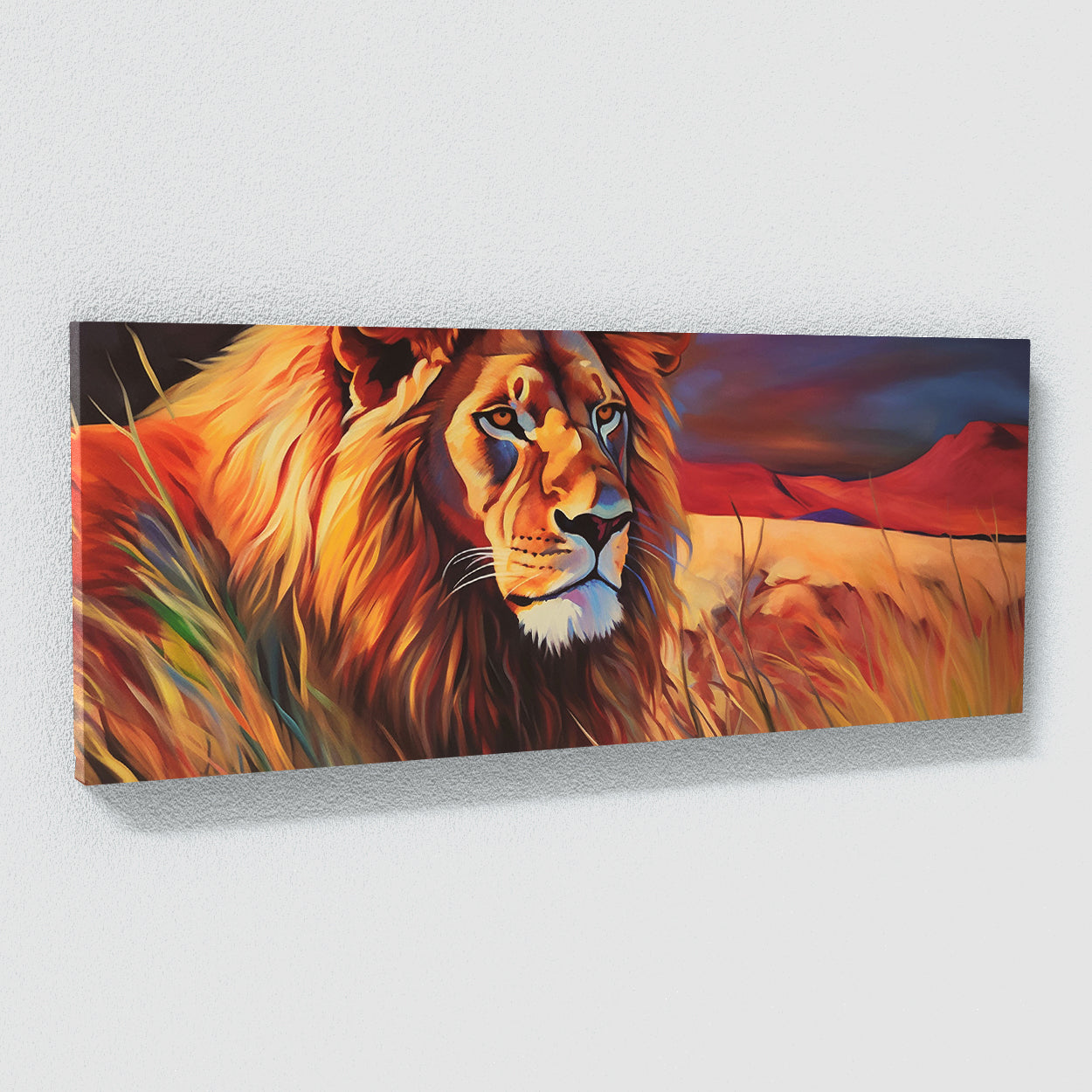 Animal African Brush Colors 9 Wall Art