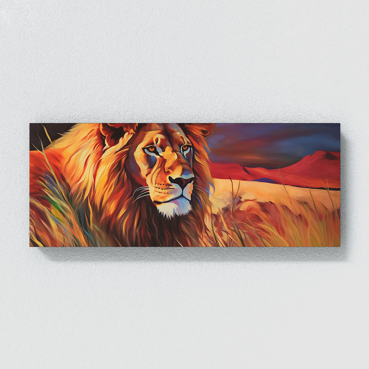 Animal African Brush Colors 9 Wall Art