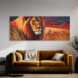 Animal African Brush Colors 9 Wall Art
