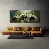 Animal Family Bamboo 80 Wall Art