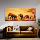 Animal Savanna Golden 5 Wall Art