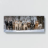 Animal Wild Beauty Wolves Snowy 86 Wall Art