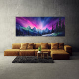 Aurora Borealis Snowy Landscape 16 Wall Art