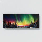 Aurora Borealis Snowy Landscape 17 Wall Art