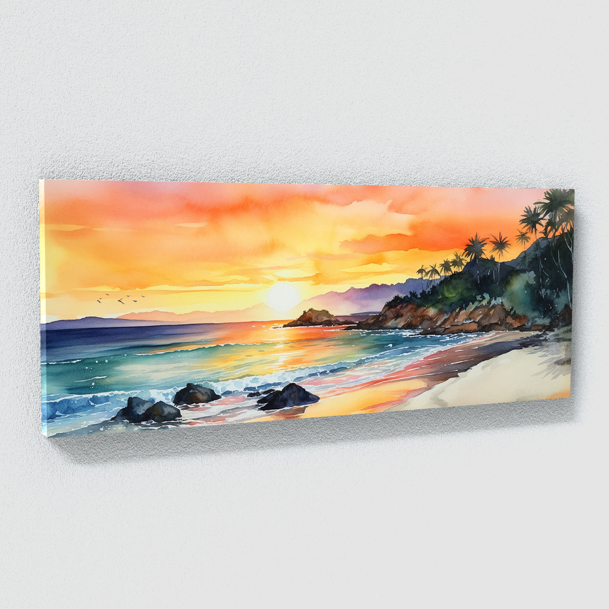 Beach Beauty Wonder Watercolor 202 Wall Art