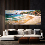 Beach Impasto Reflections 225 Wall Art