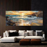 Beach Impasto Reflections 228 Wall Art