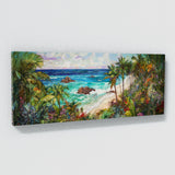 Beach Vibrant Impasto 186 Wall Art