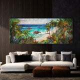 Beach Vibrant Impasto 186 Wall Art